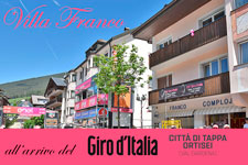 Villa Franco Appartamenti sul arrivo del 100° Giro d'Italia